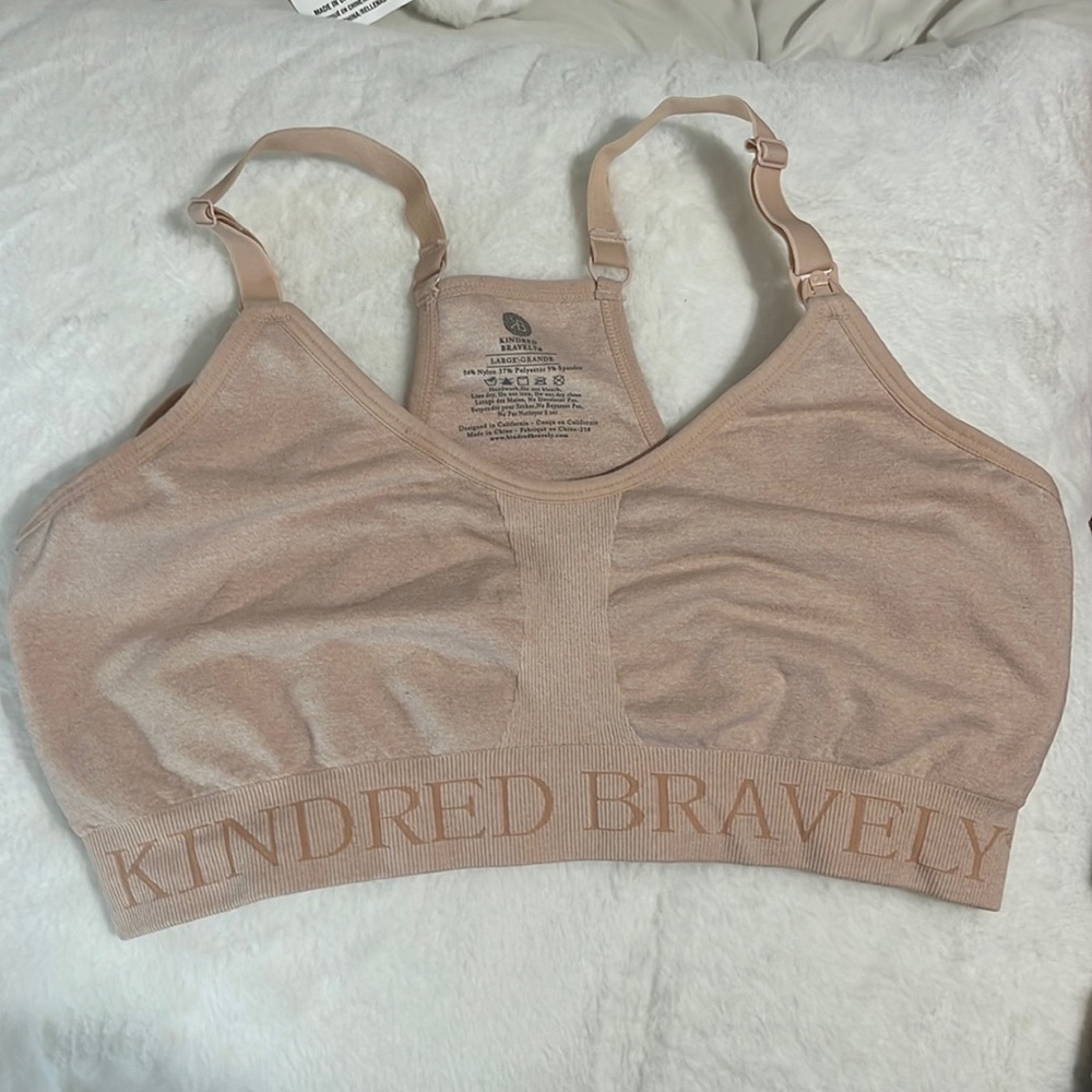 Kindred Braverly Beige/Nude Nursing Bra